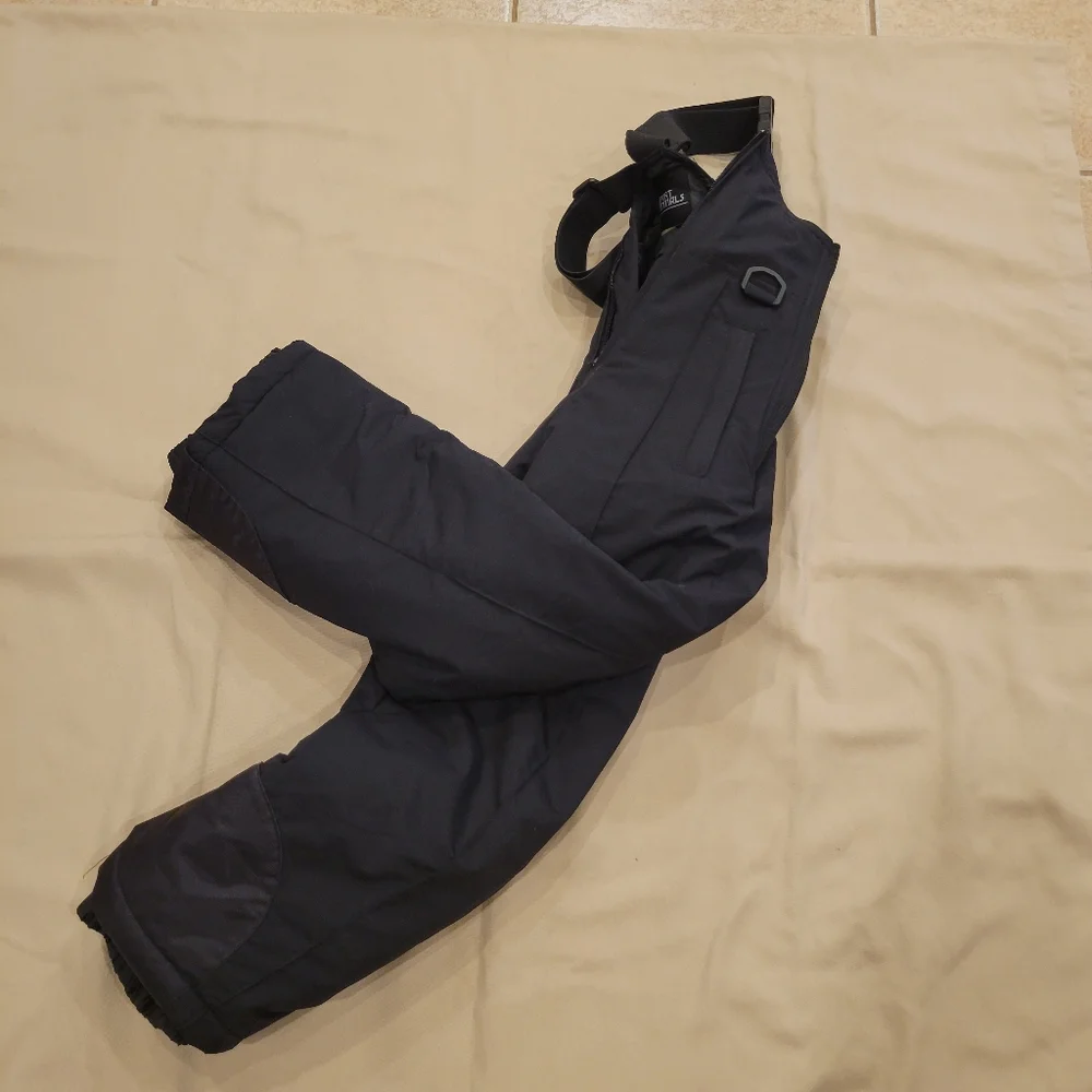 🛷EUC~ KIDS INSULATED BLACK SNOW BIB